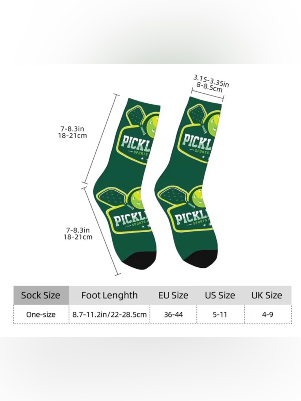 PICKLEBALL SOCKS-NEW - Picture 2 of 7